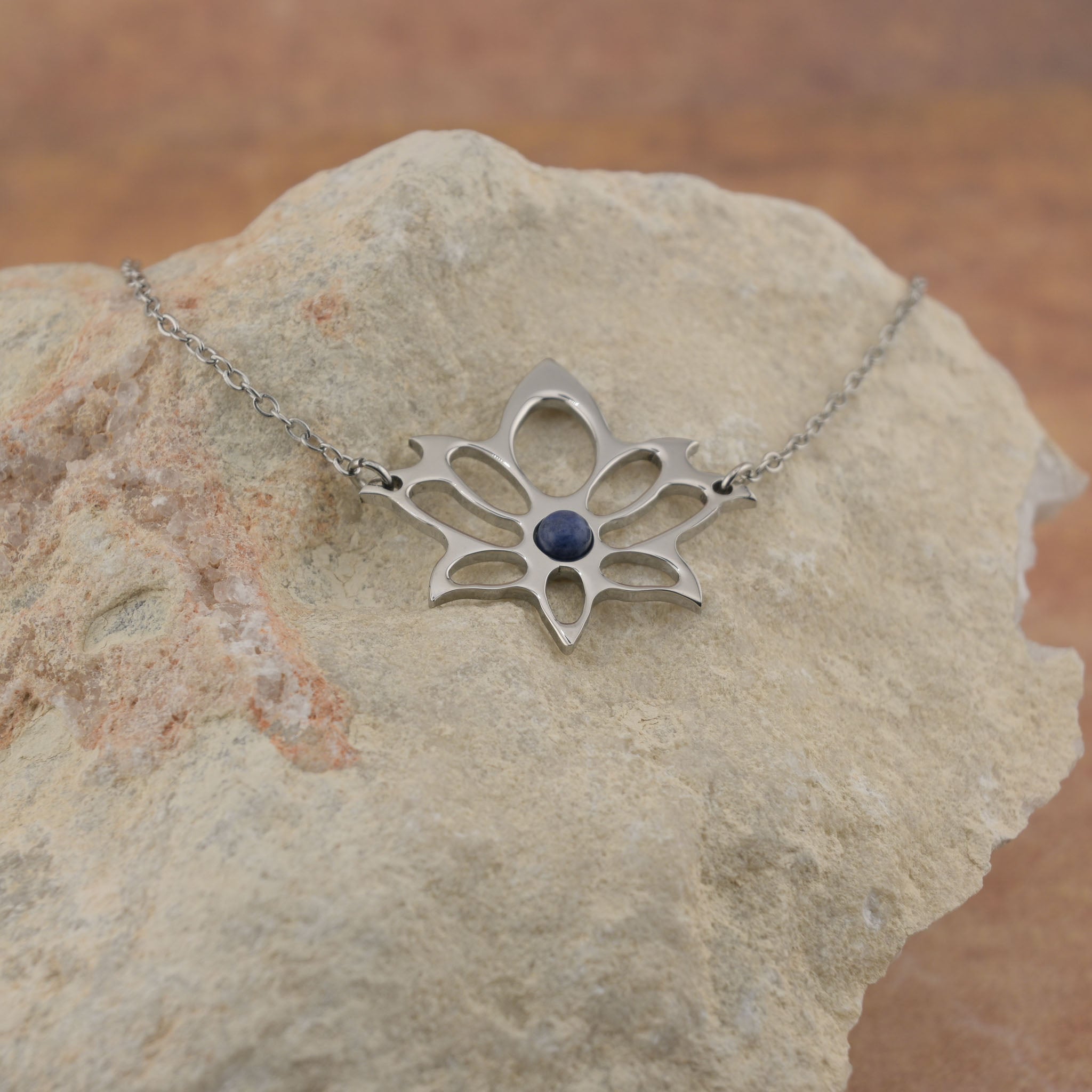 Loto con pietra naturale