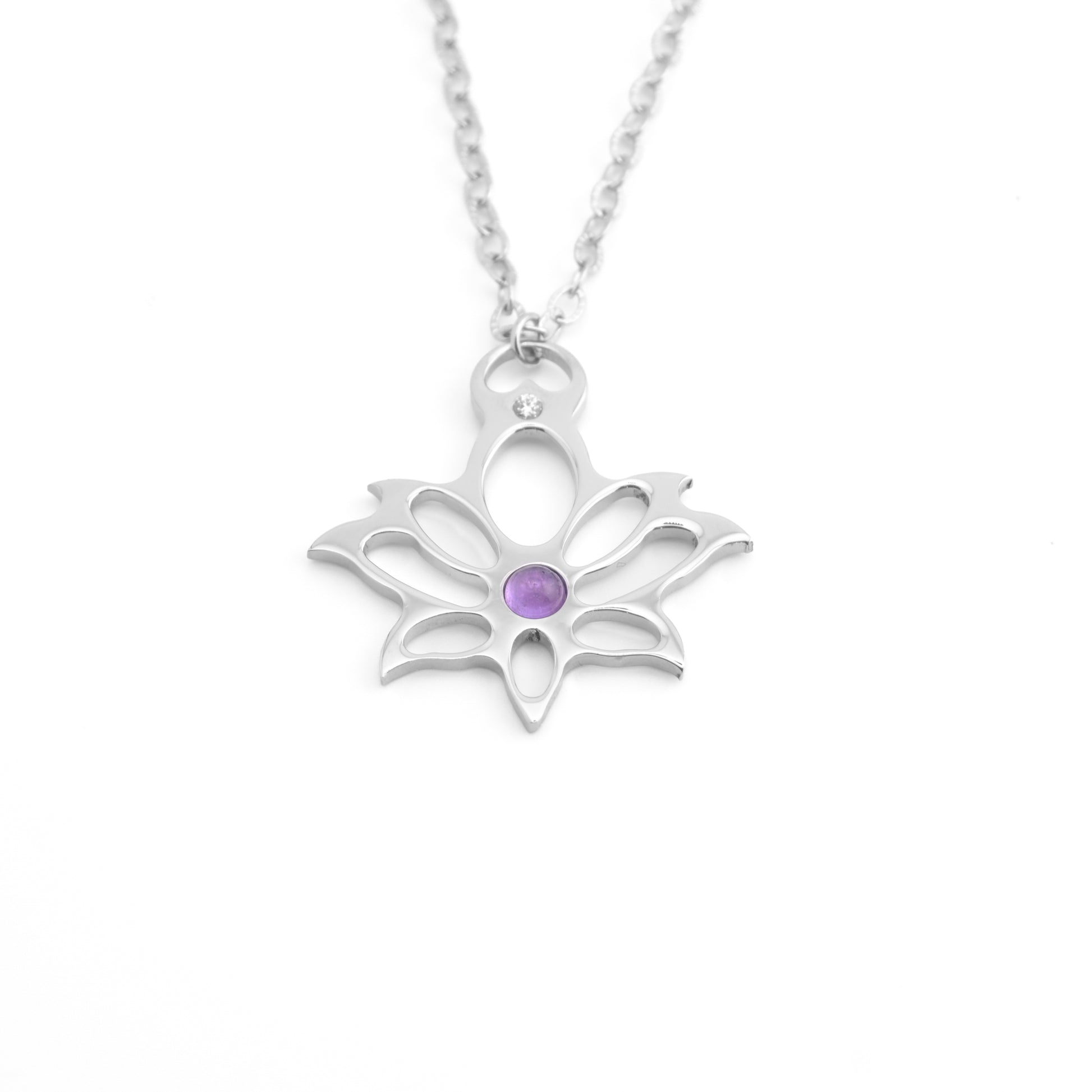 Modern Lotus Necklace - Large