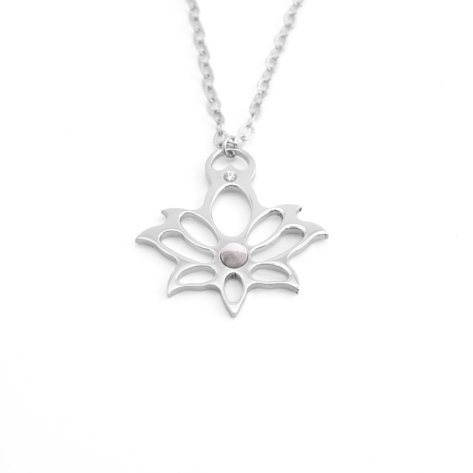 Modern Lotus Necklace - Large