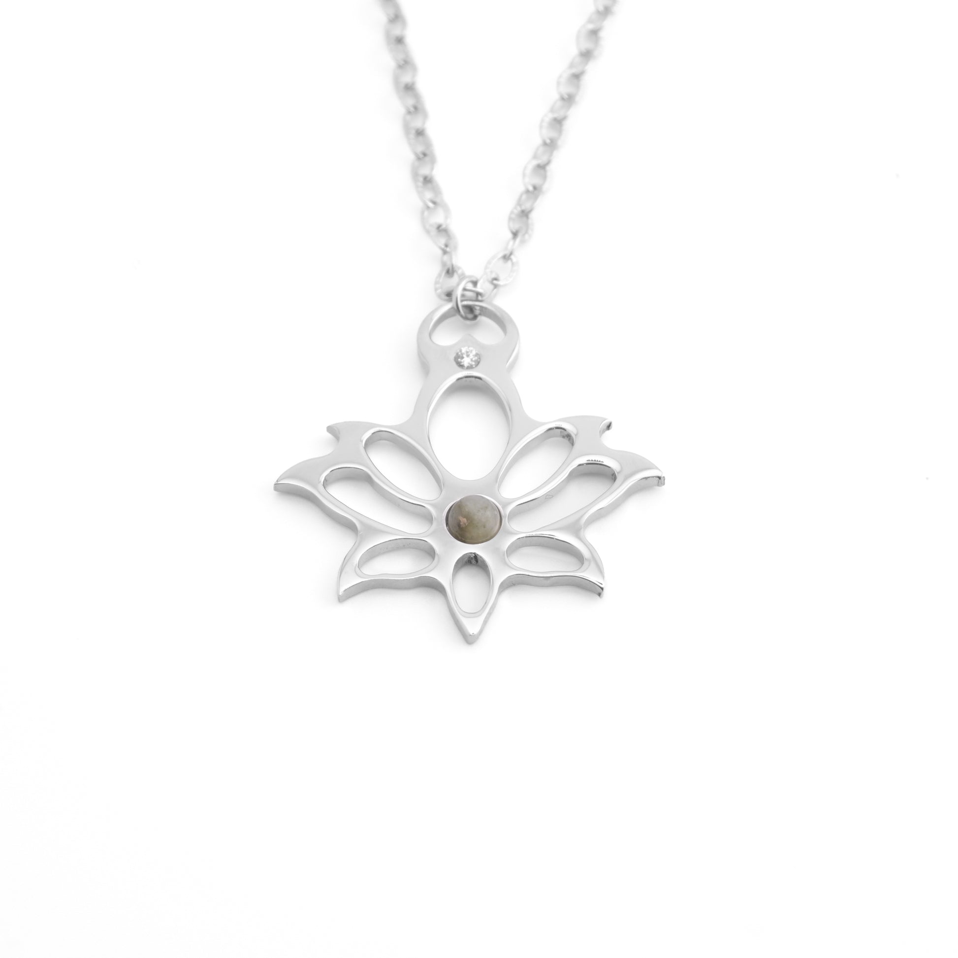 Modern Lotus Necklace - Large