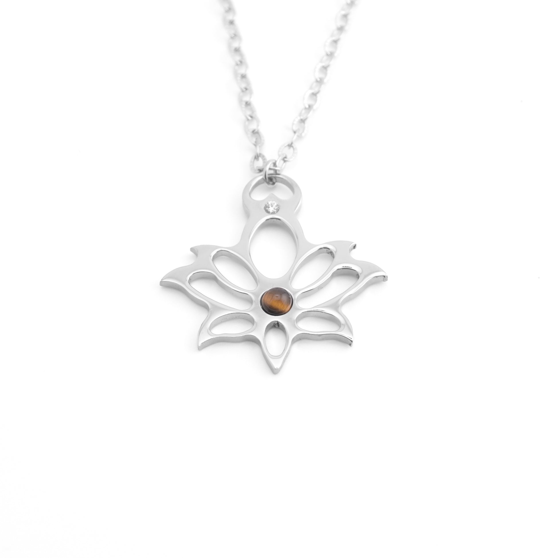 Modern Lotus Necklace - Large
