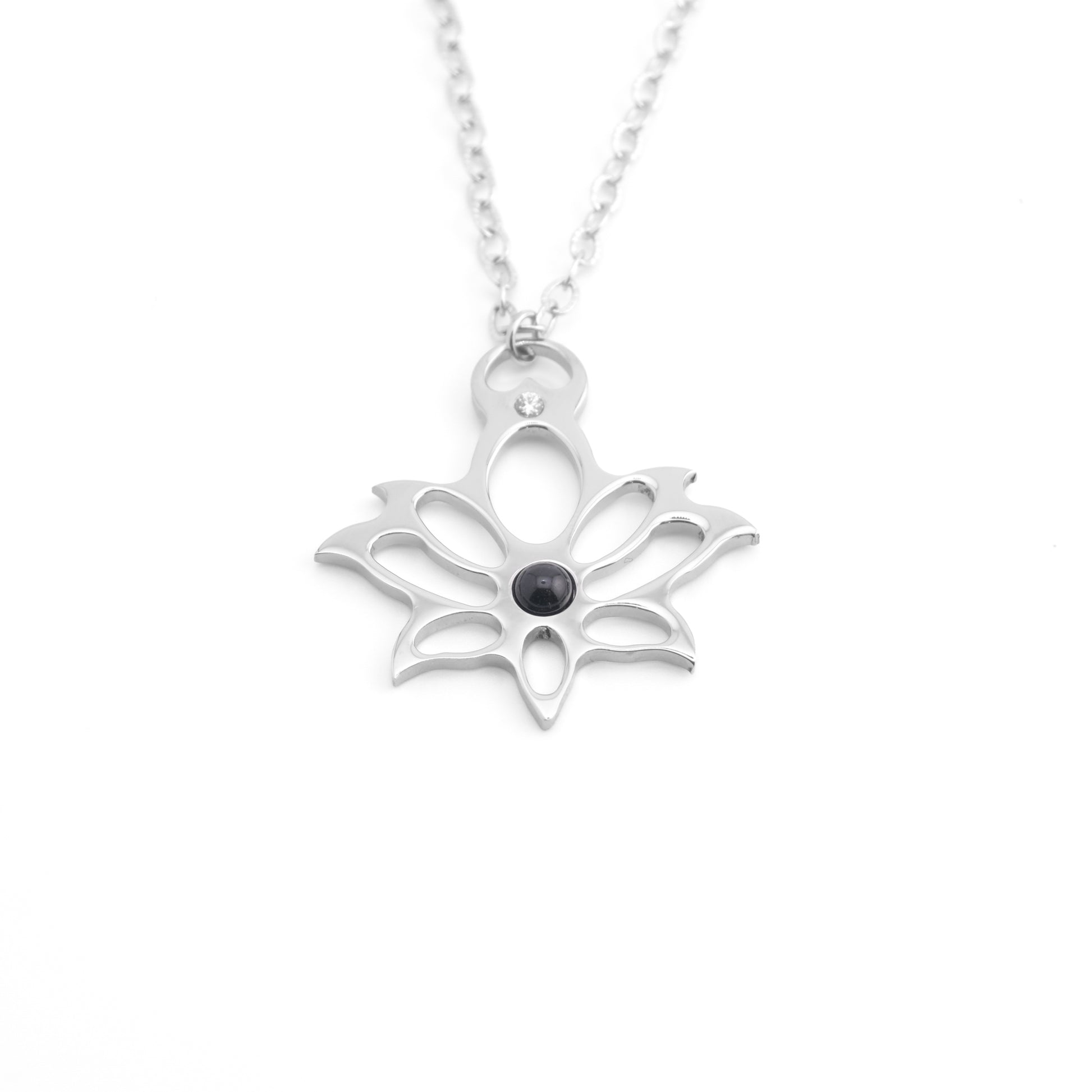 Modern Lotus Necklace - Large