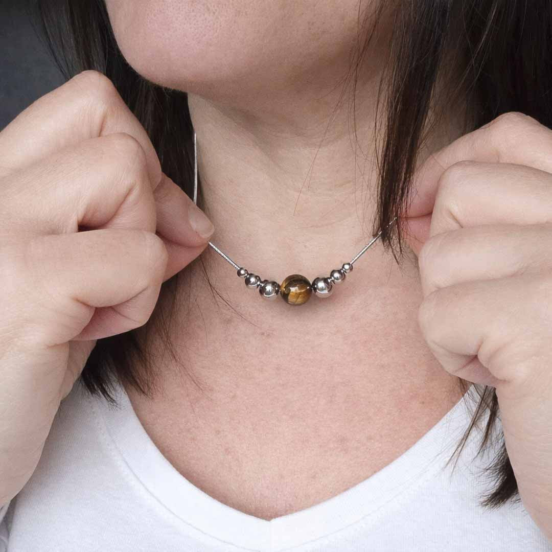 Sfera in Occhio di tigre