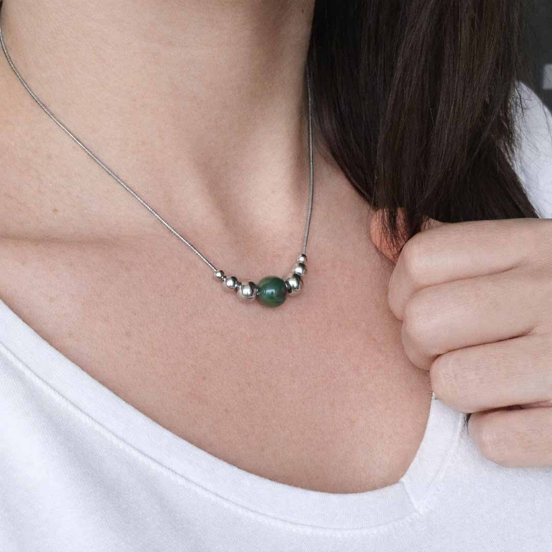 Sfera in agata indiana