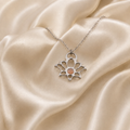 Collana Mini Loto con pietra naturale