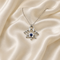 Collana Mini Loto con pietra naturale