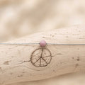 Collana con sfera in pietra naturale