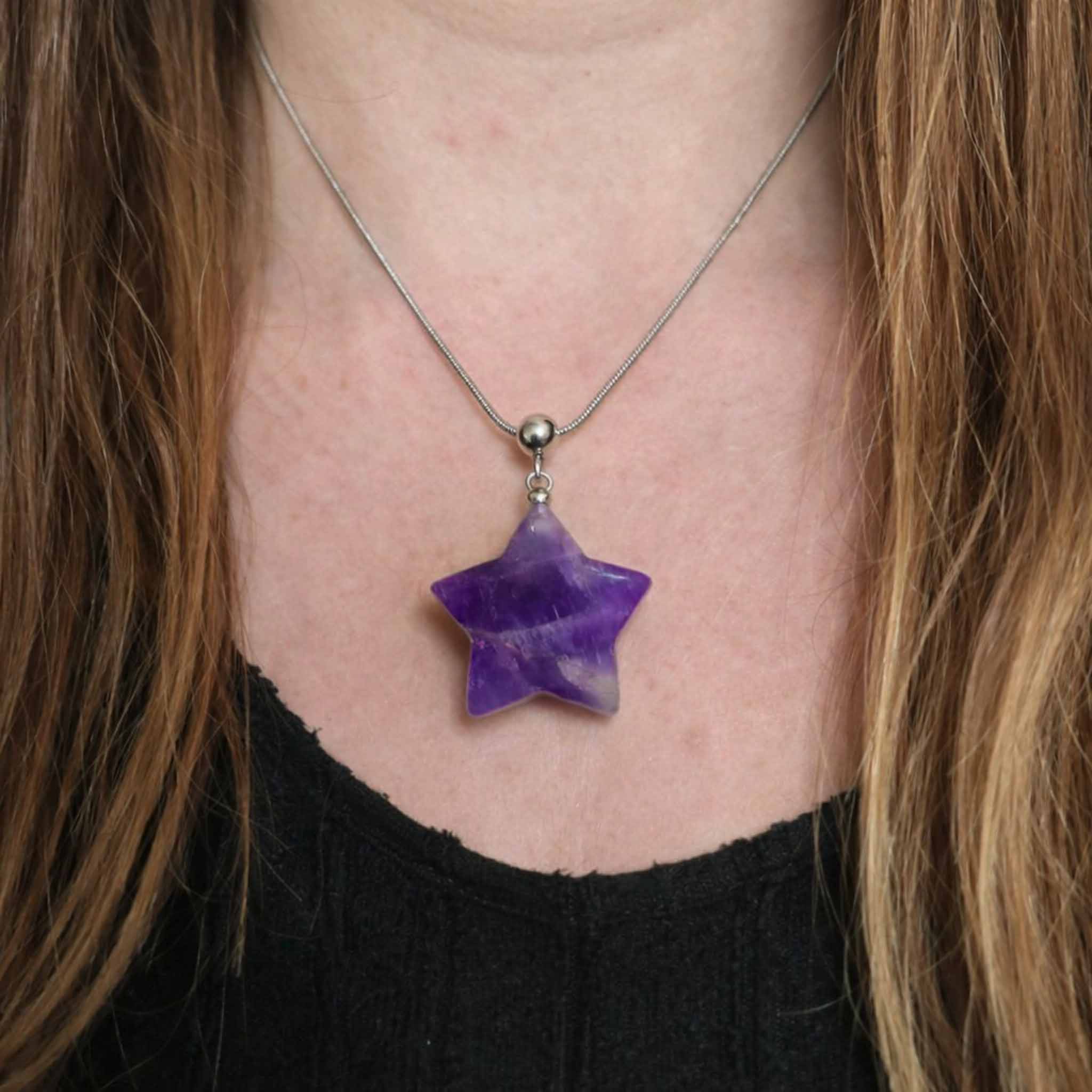 Collana con Stella in Ametista