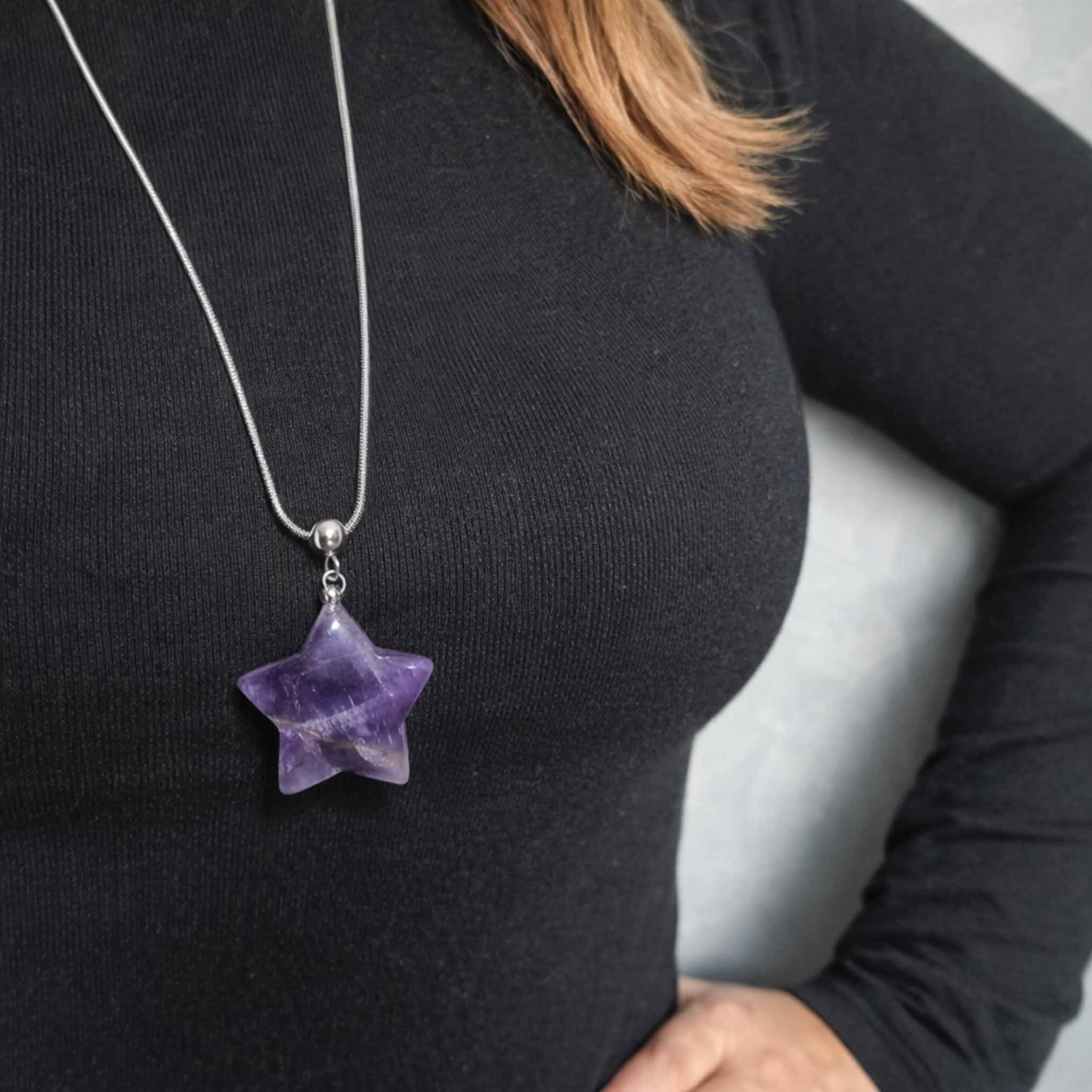 Collana con Stella in Ametista