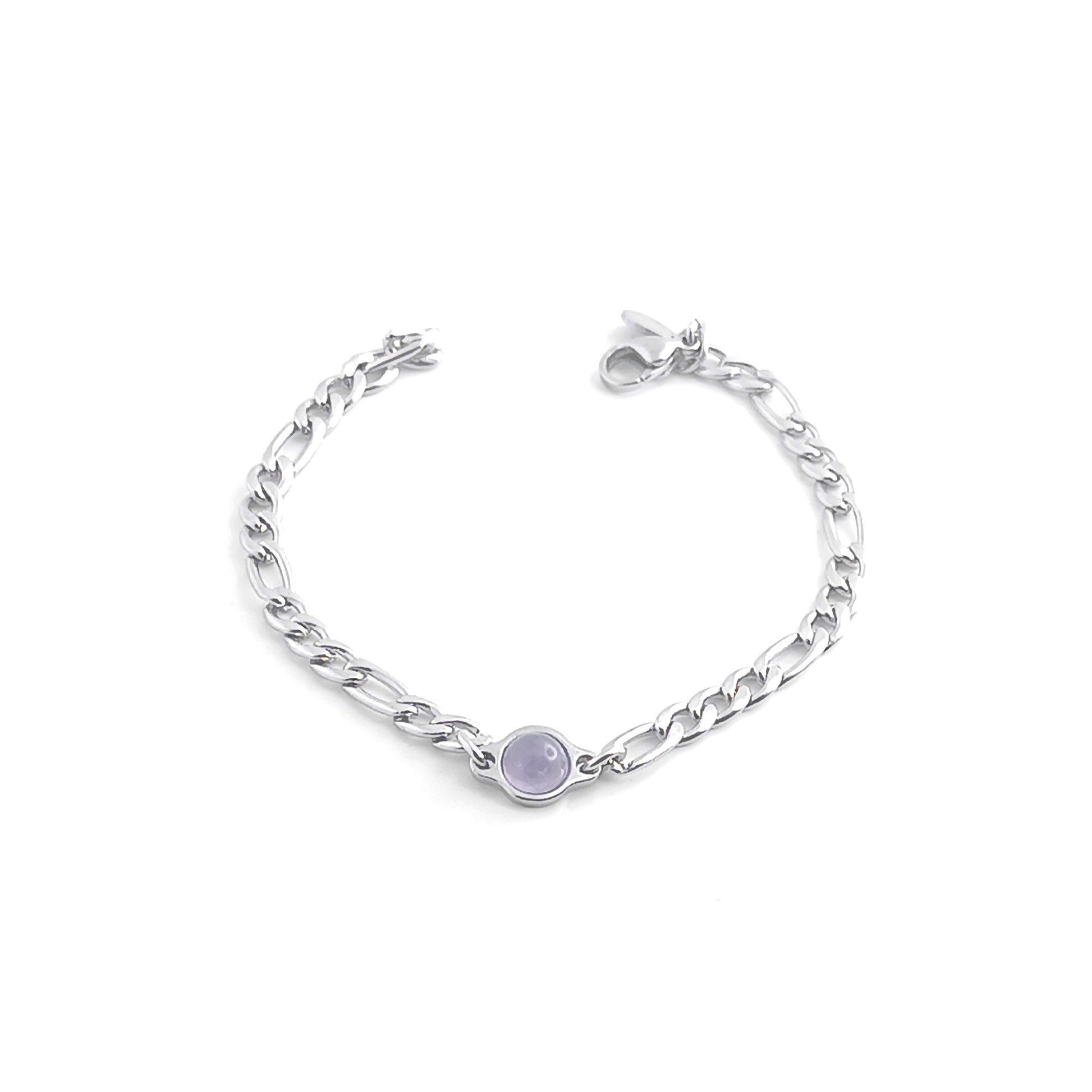 Bracciale con pietra centrale