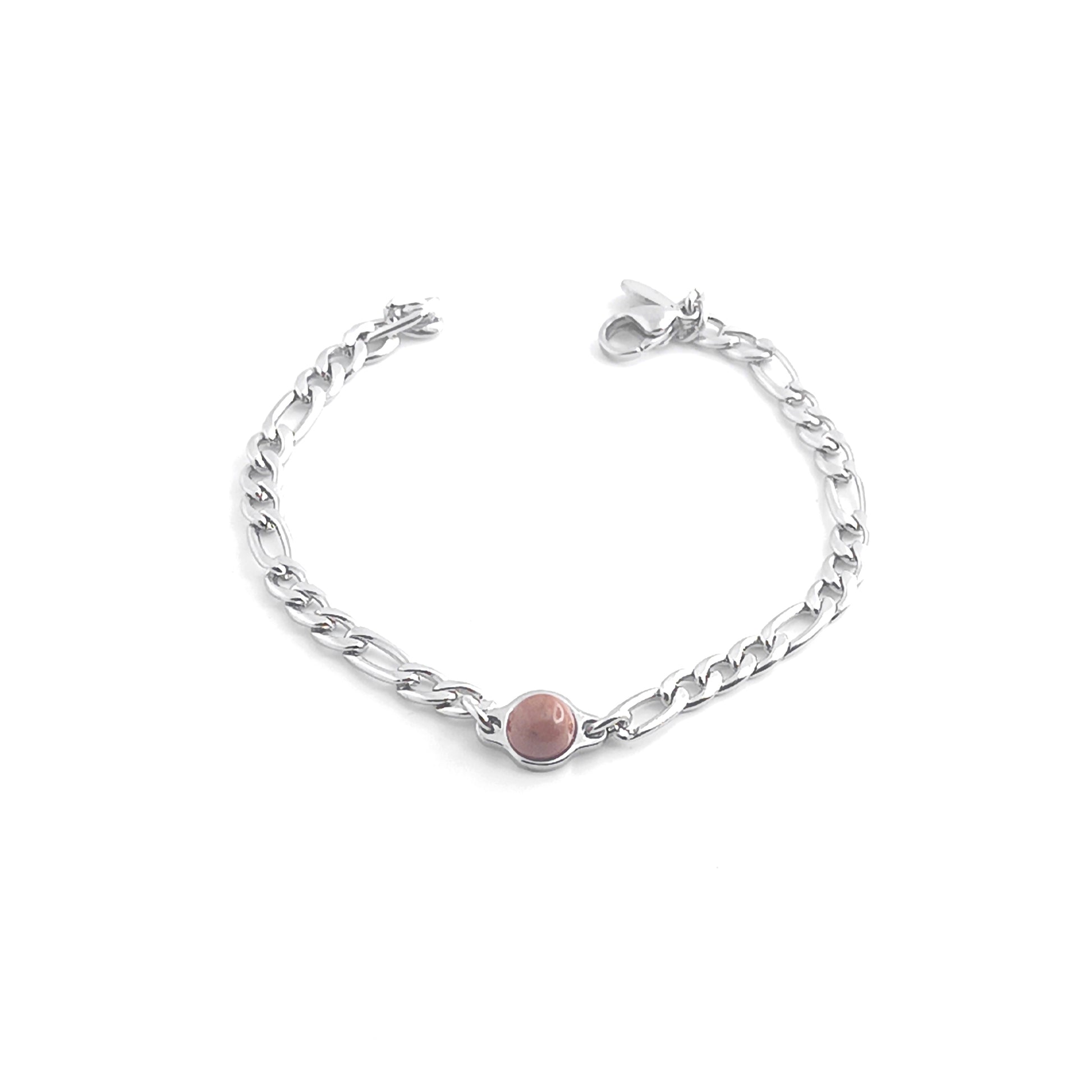 Bracciale con pietra centrale
