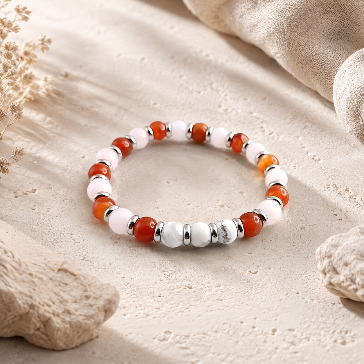 Bracciale Afrodite con pietre naturali