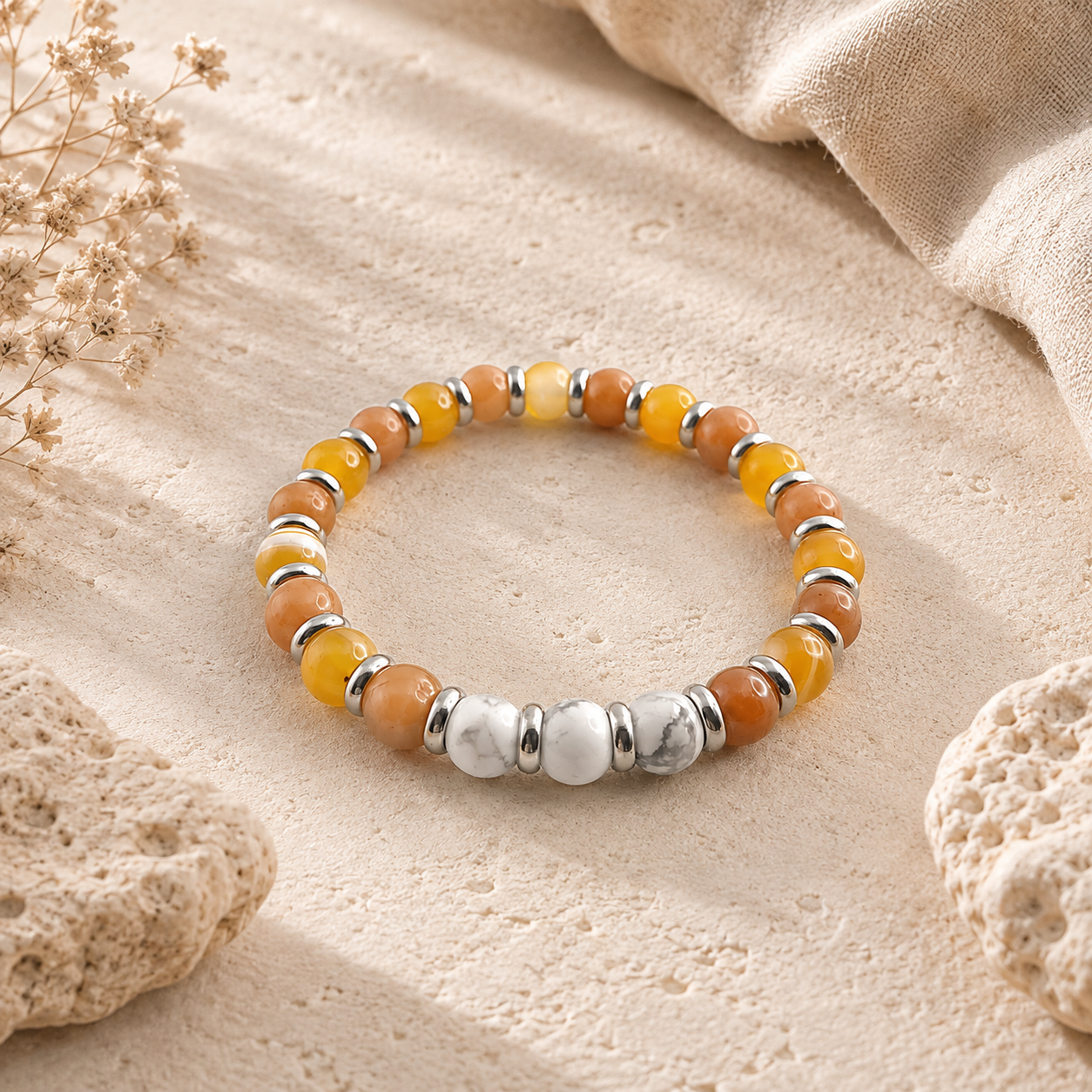 Bracciale Apollo con pietre naturali