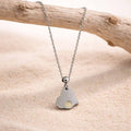 Collana Mini Cuore con pietra naturale