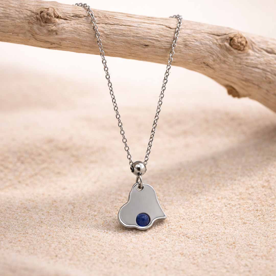 Mini cuore con pietra naturale