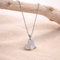 Collana Mini Cuore con pietra naturale