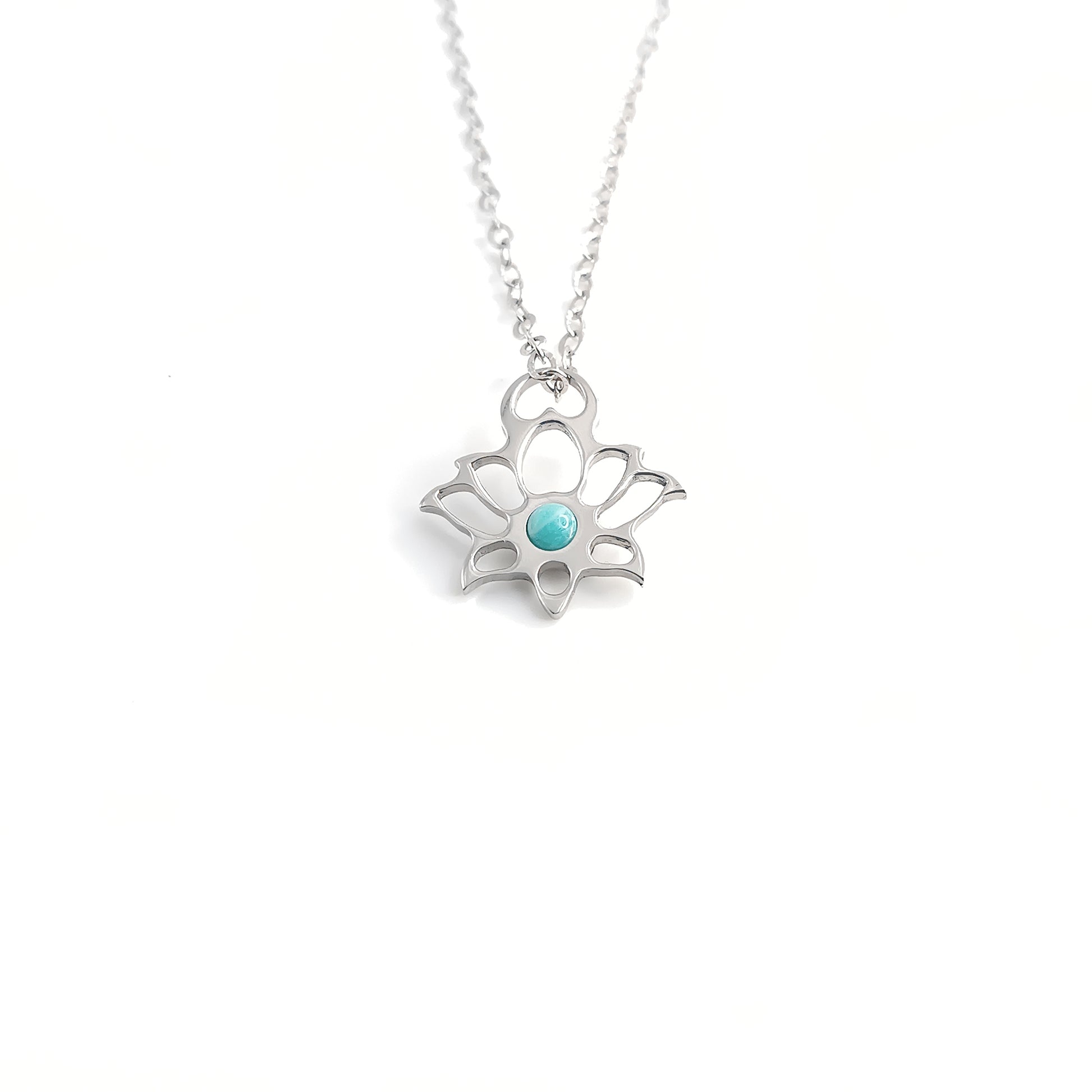 Collana con Loto moderno - Mini