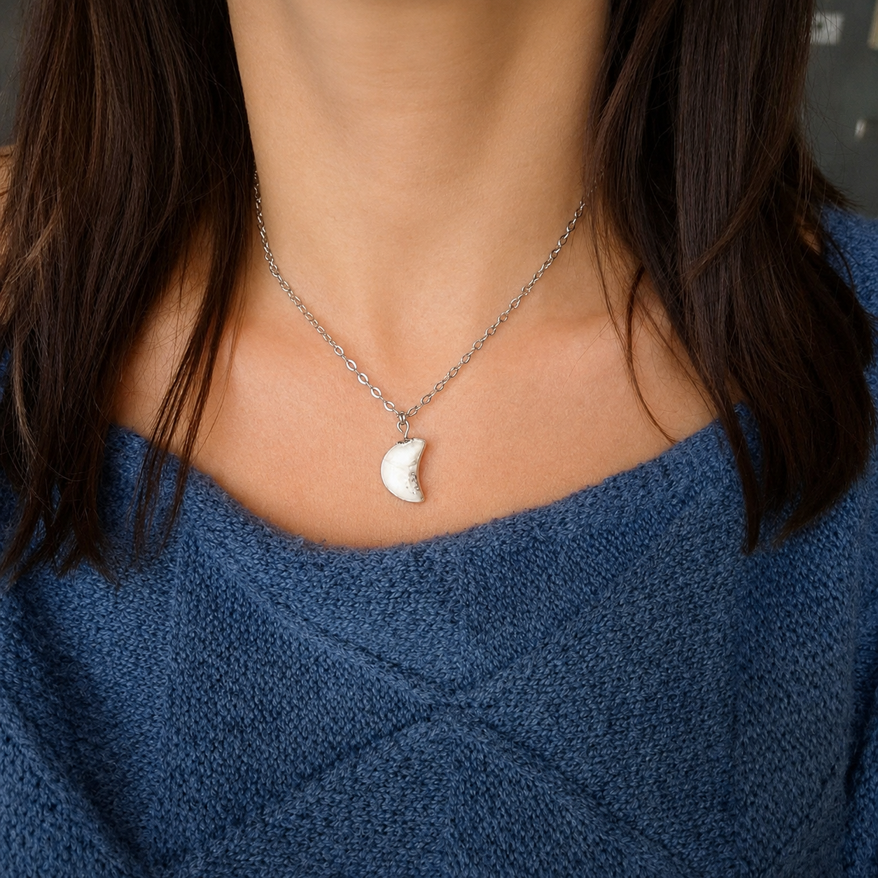 Moon Slice Necklace
