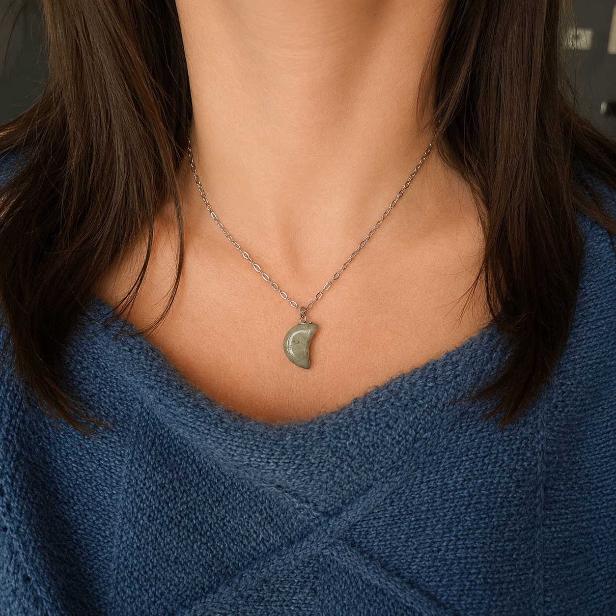 Moon Slice Necklace
