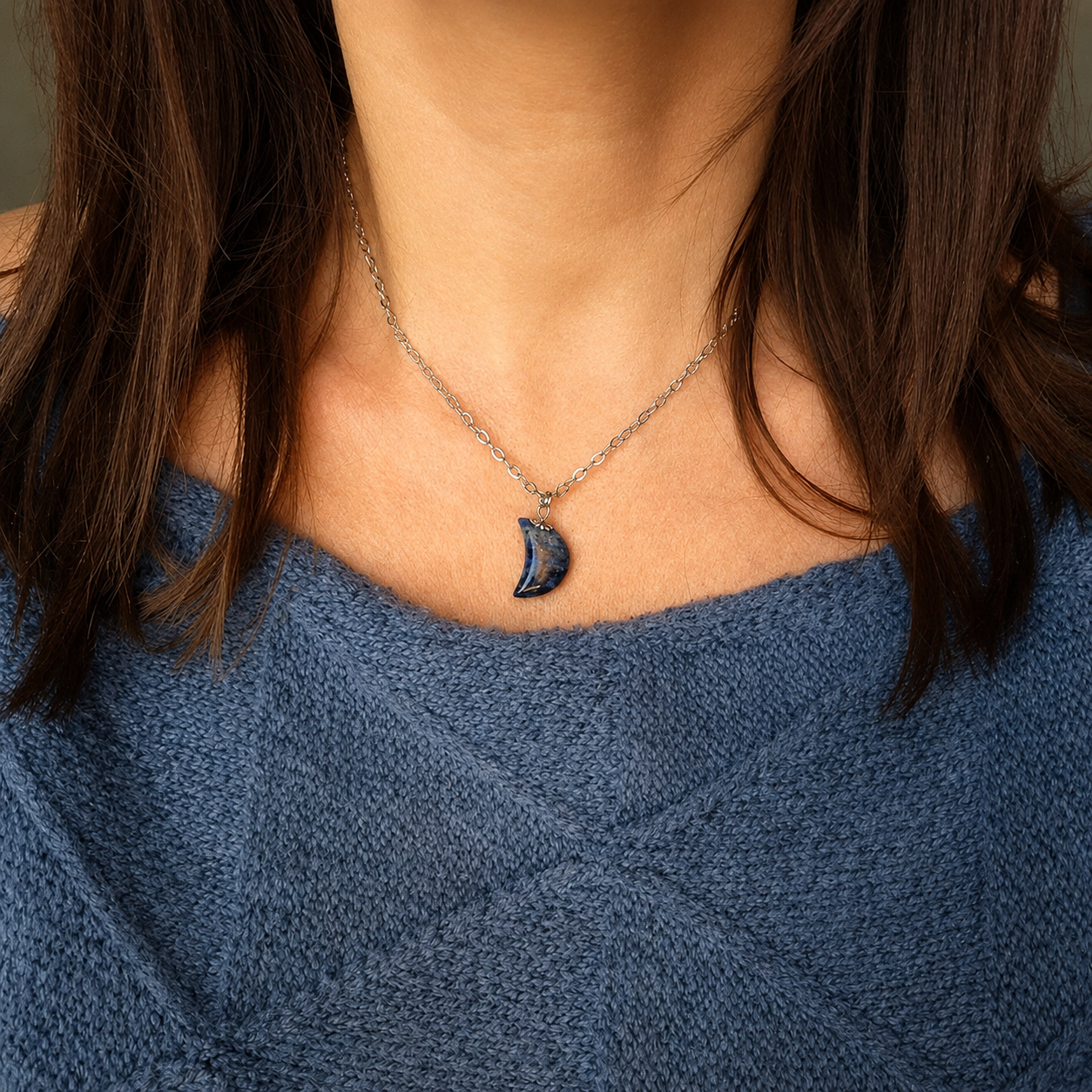 Moon Slice Necklace