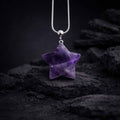 Collana Stella in Ametista naturale
